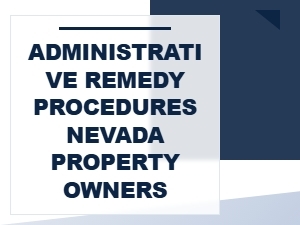 Nevada Property Owners and Administrative Remedy Procedures