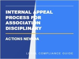 Nevada Hoa Internal Appeal Process for Disciplinary Actions
